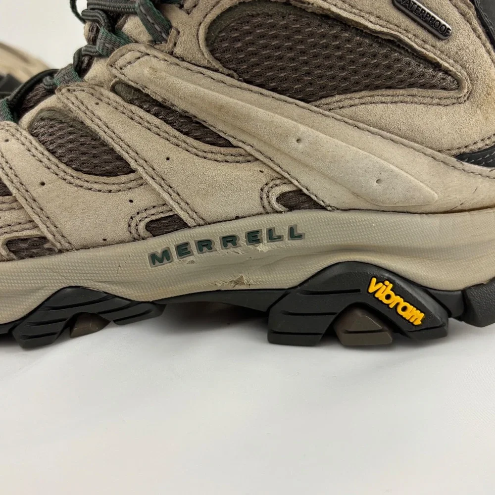 Merrell Moab 3 Mid Waterproof Men's Sz 11 Olive Gum Brown Hiking Boots J035837Z